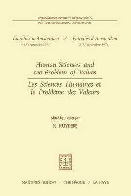 bokomslag Human Sciences and the Problem of Values / Les Sciences Humaines et le Problme des Valeurs