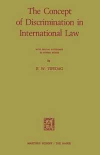 bokomslag Concept of Discrimination in International Law