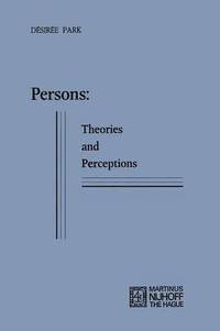 bokomslag Persons: Theories and Perceptions