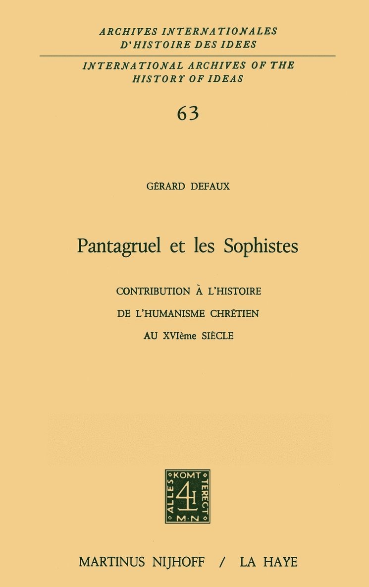 Pantagruel et les sophistes 1