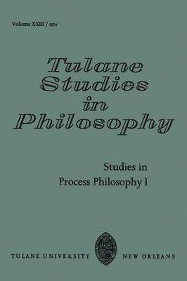 bokomslag Studies in Process Philosophy I