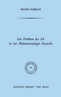 bokomslag Das Problem des Ich in der Phnomenologie Husserls