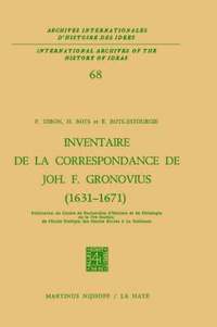 bokomslag Inventaire de la correspondance de Johannes Fredericus Gronovius (1631-1671)