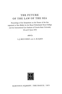 bokomslag The future of the law of the sea.