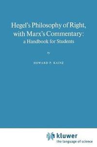 bokomslag Hegel's Philosophy of Right, with Marx's Commentary