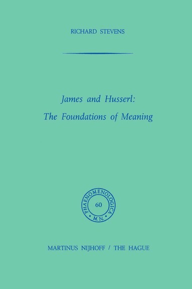 R. Stevens - James and Husserl: The Foundations of Meaning, Inbunden