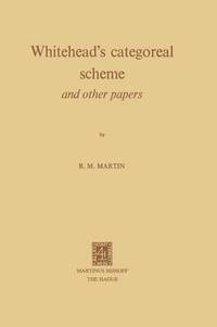 bokomslag Whitehead's Categoreal Scheme and Other Papers