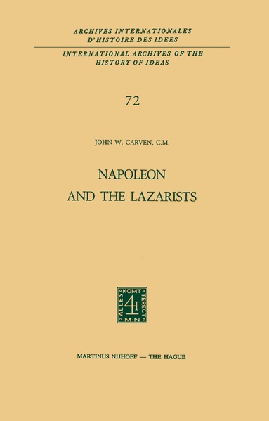 John W. Carven - Napoleon and the Lazarists, Inbunden