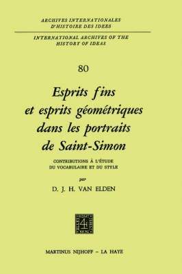 Esprits fins et esprits gomtriques dans les portraits de Saint-Simon 1