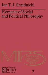 bokomslag Elements of Social and Political Philosophy
