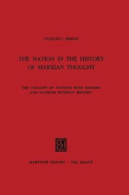 bokomslag Nation in the History of Marxian Thought