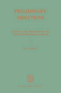 bokomslag Preliminary Objections