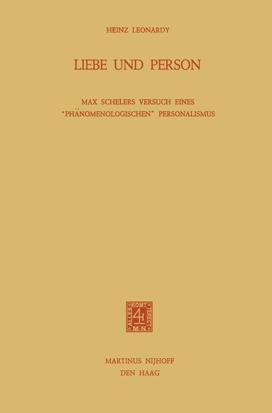 H. Leonardy - Liebe und Person, Häftad