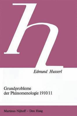 Edmund Husserl, Iso Kern, ISO Kern - Grundprobleme der Phänomenologie 1910/11, Häftad