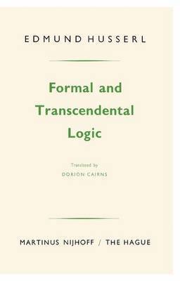 Formal and Transcendental Logic 1
