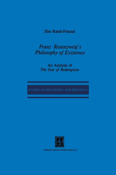 bokomslag Franz Rosenzweigs Philosophy of Existence