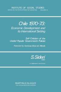 bokomslag Chile 197073: Economic Development and Its International Setting