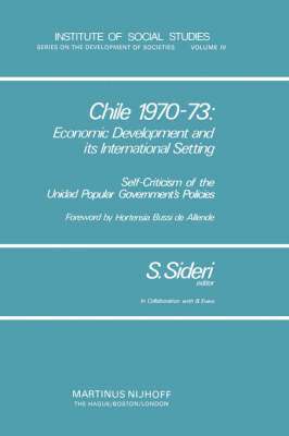 bokomslag Chile 1970-73: Economic Development and Its International Setting