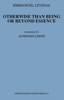 Otherwise Than Being or Beyond Essence