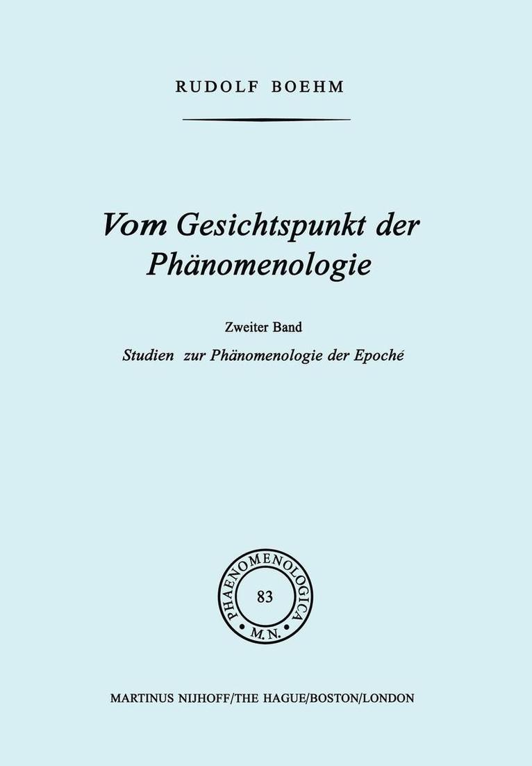 Vom Gesichtspunkt der Phnomenologie 1