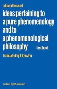 bokomslag Ideas Pertaining to a Pure Phenomenology and to a Phenomenological Philosophy