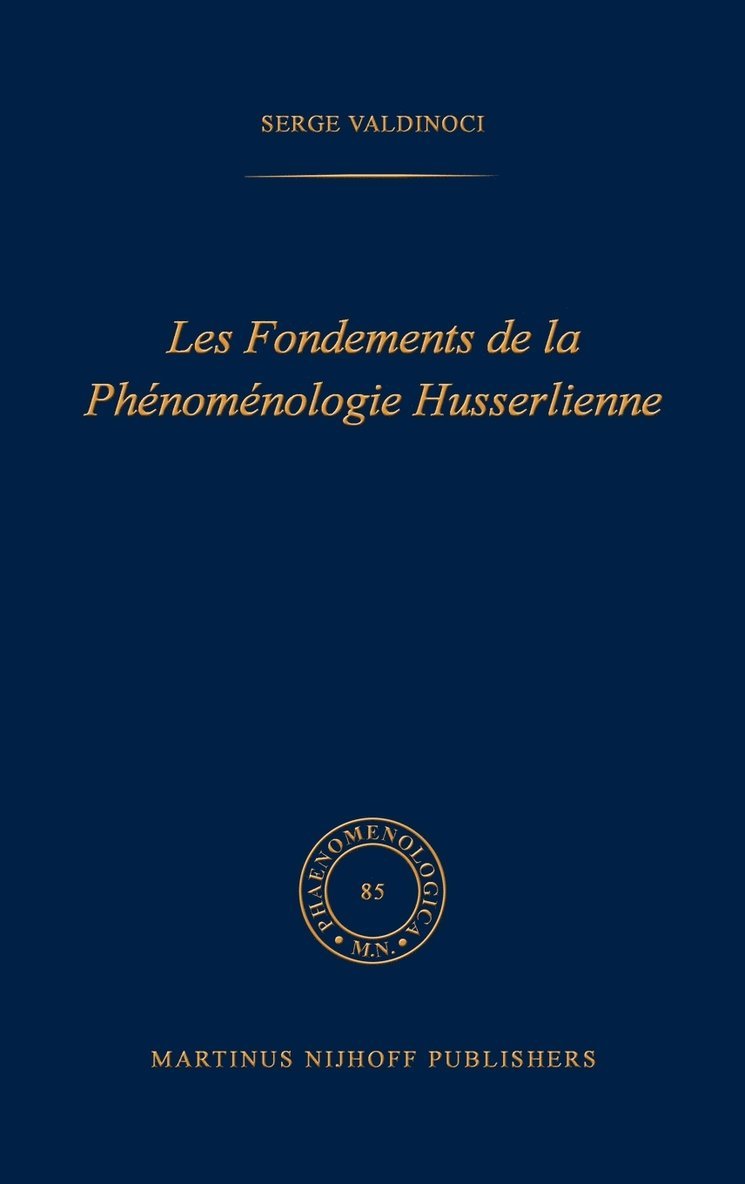 Les fondements de la phnomnologie Husserlienne 1