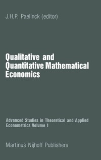 bokomslag Qualitative and Quantitative Mathematical Economics