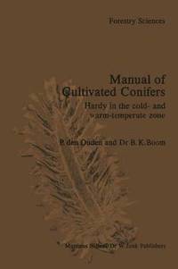 bokomslag Manual of Cultivated Conifers
