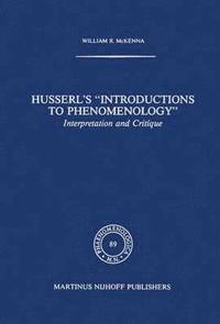 bokomslag Husserls Introductions to Phenomenology
