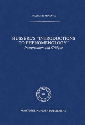 Husserls Introductions to Phenomenology 1