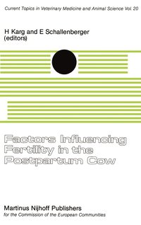 bokomslag Factors Influencing Fertility in the Post-Partum Cow