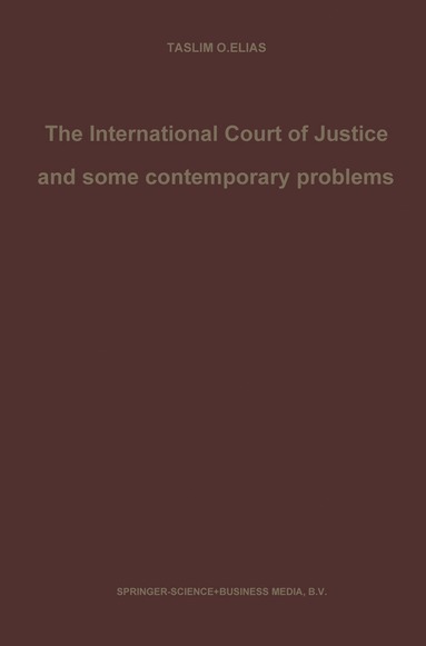 bokomslag International Court of Justice and some contemporary problems
