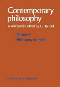 bokomslag Philosophy of Mind/Philosophie de lesprit