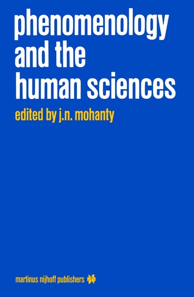 J.N. Mohanty - Phenomenology and the Human Sciences, Häftad