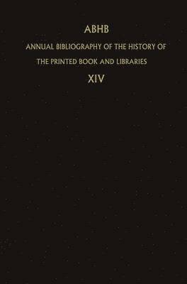 bokomslag ABHB Annual Bibliography of the History of the Printed Book and Libraries