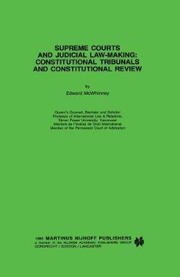 bokomslag Supreme Courts and Judicial Law-Making:Constitutional Tribunals and Constitutional Review