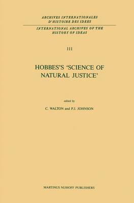 Hobbess Science of Natural Justice 1