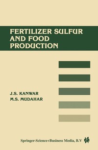 bokomslag Fertilizer sulfur and food production