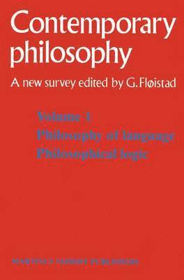 bokomslag Tome 1 Philosophie du langage, Logique philosophique / Volume 1 Philosophy of language, Philosophical logic