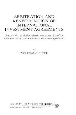bokomslag Arbitration and Renegotiation of International Investment Agreements