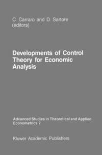 bokomslag Developments of Control Theory for Economic Analysis