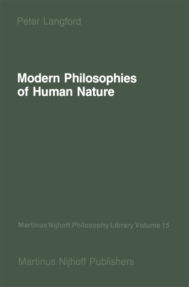 P. Langford - Modern Philosophies of Human Nature, Häftad