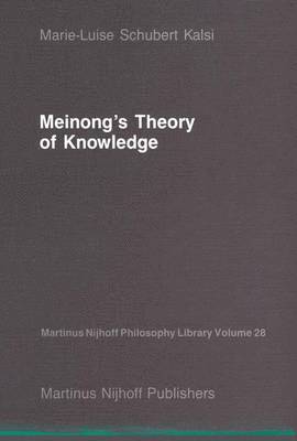 bokomslag Meinong's Theory of Knowledge
