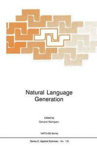 bokomslag Natural Language Generation