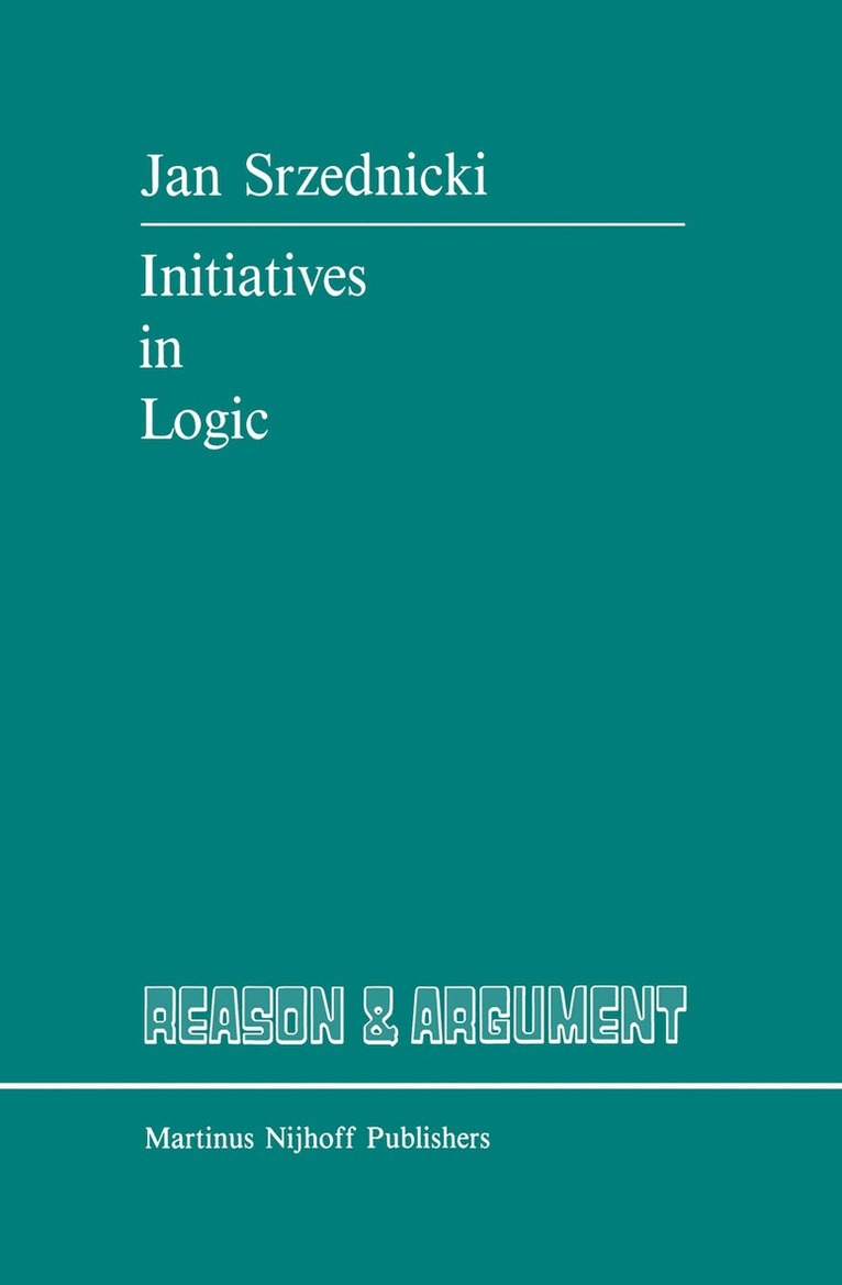 Initiatives in Logic 1