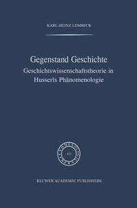 bokomslag Gegenstand Geschichte