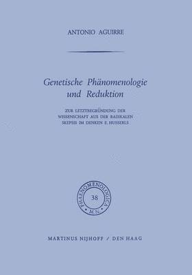 Genetische Phnomenologie und Reduktion 1