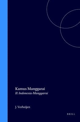 bokomslag Kamus Manggarai