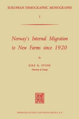 K.H. Stone, K. H. Stone - Norway’s Internal Migration to New Farms since 1920, Häftad