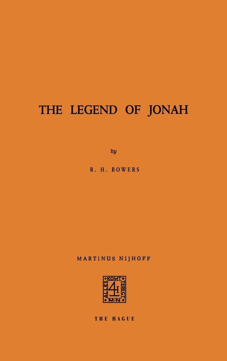R.H. Bowers, R. H. Bowers - Legend of Jonah, Häftad